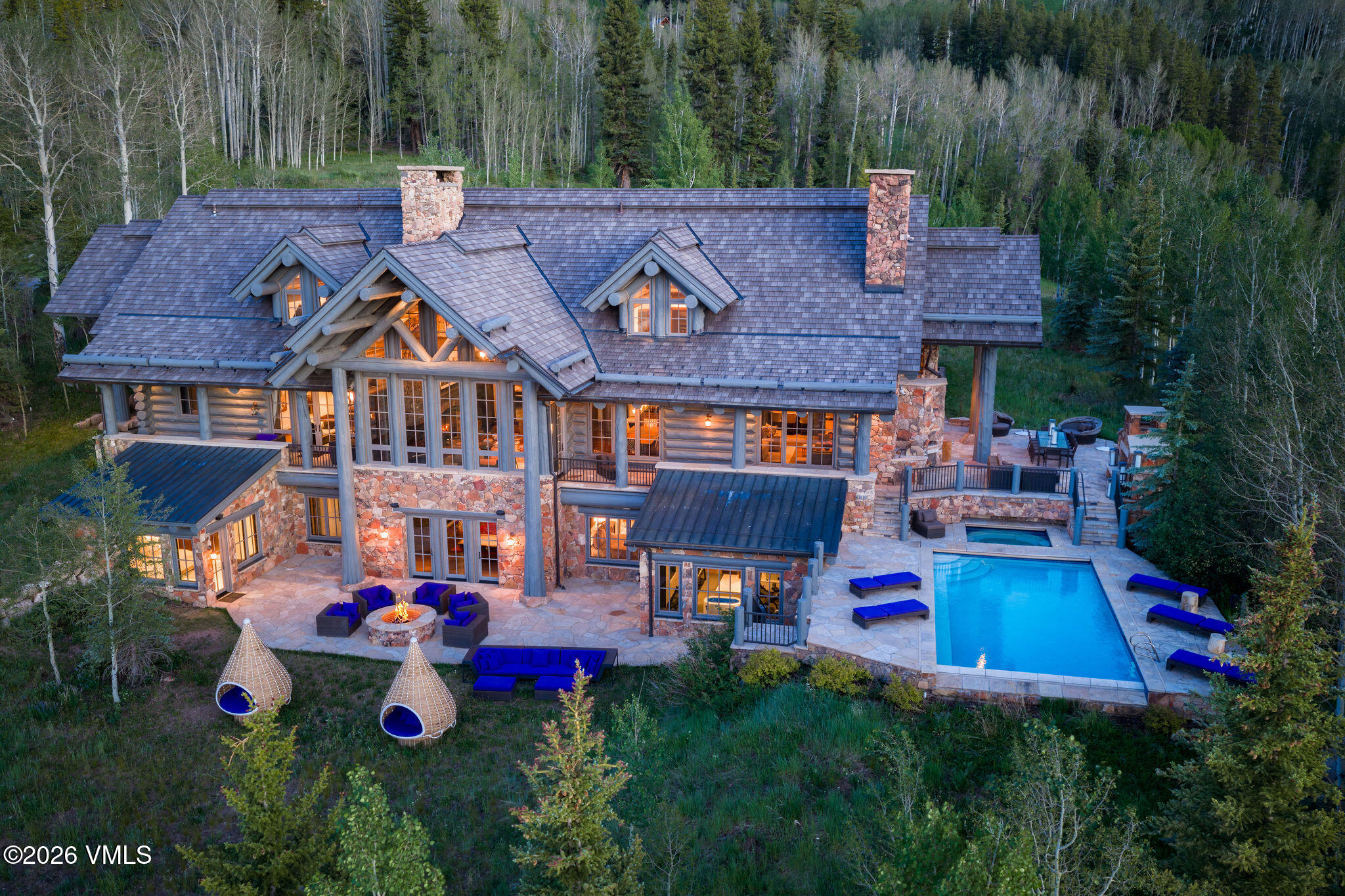 1211 Daybreak Ridge Road Avon, CO 81620 - Photo 2 of 37 2606_1211_daybreak_ridge_aerial_c