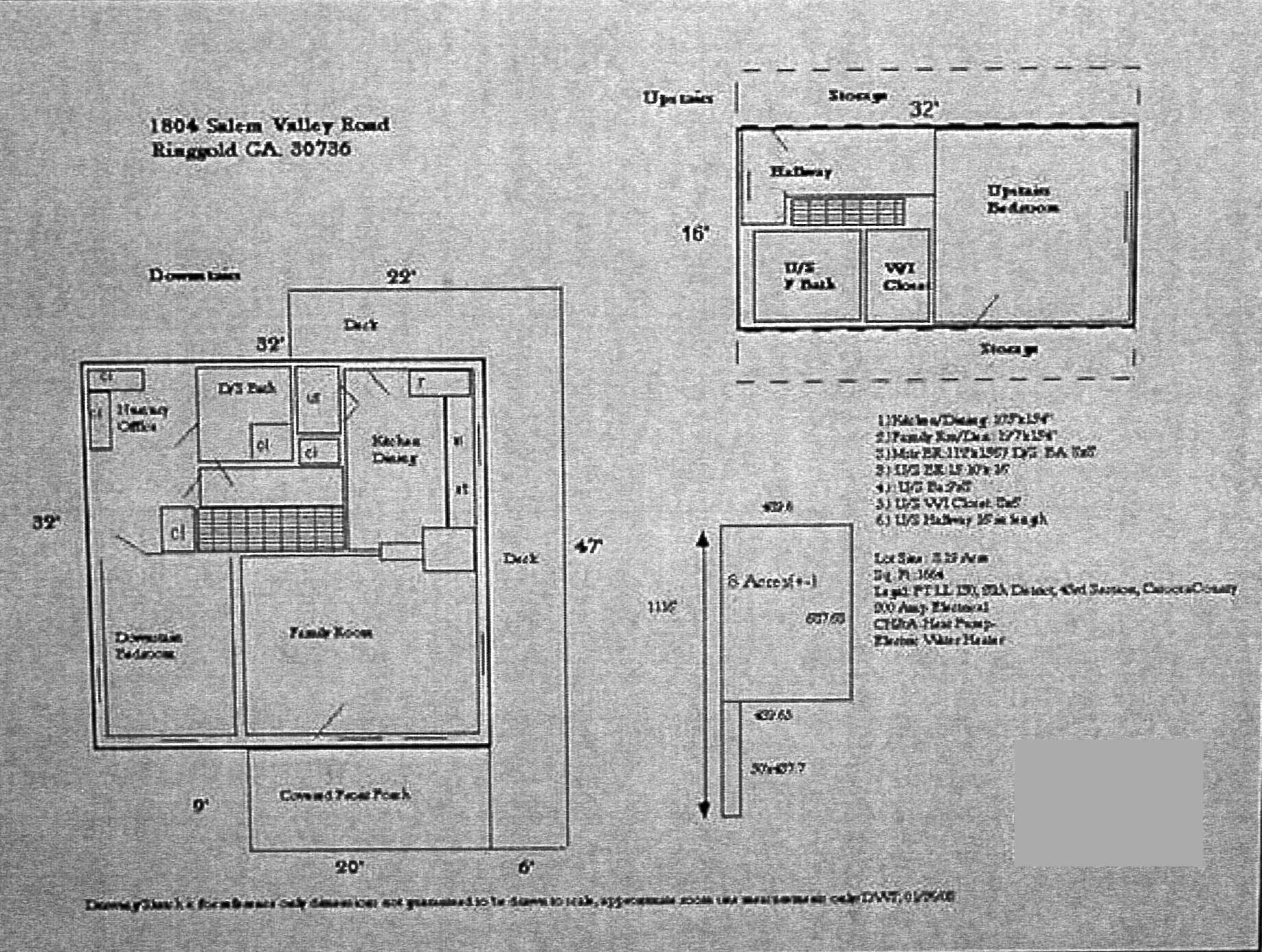 1804 Salem Valley Road Ringgold, GA 30736 - Photo 47 of 47 FloorPlan