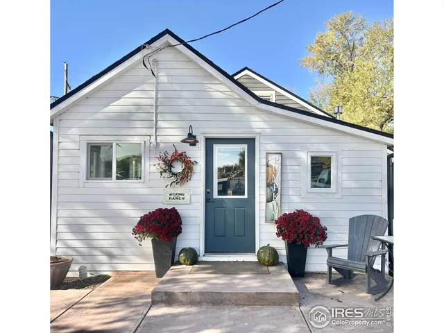 a view of a house with a patio