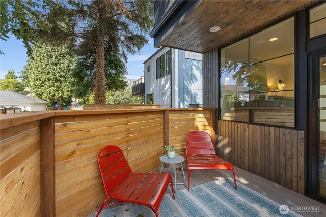 a outdoor view with sitting space