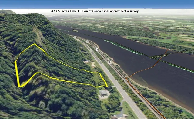 $129,500 | 4.1-acres Hwy 35, De Soto, WI 54624