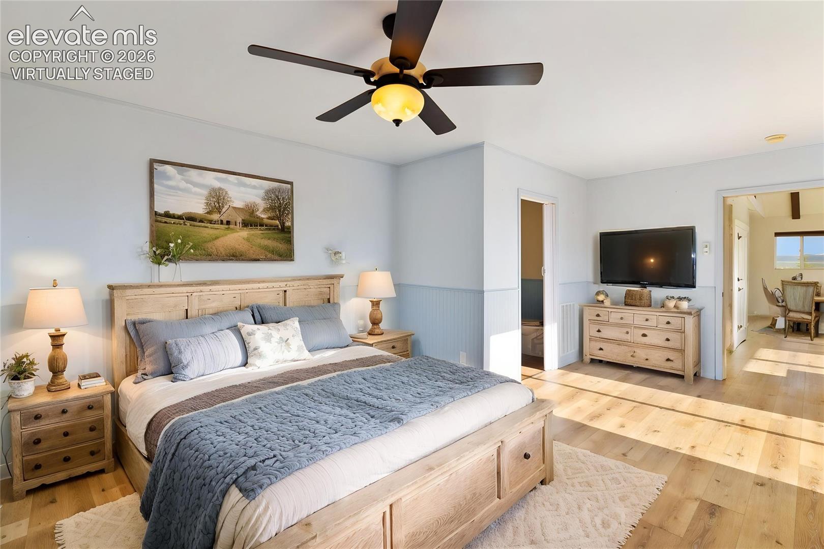 192 Columbine Road Florissant, CO 80816 - Photo 17 of 50 Virtually staged primary bedroom
