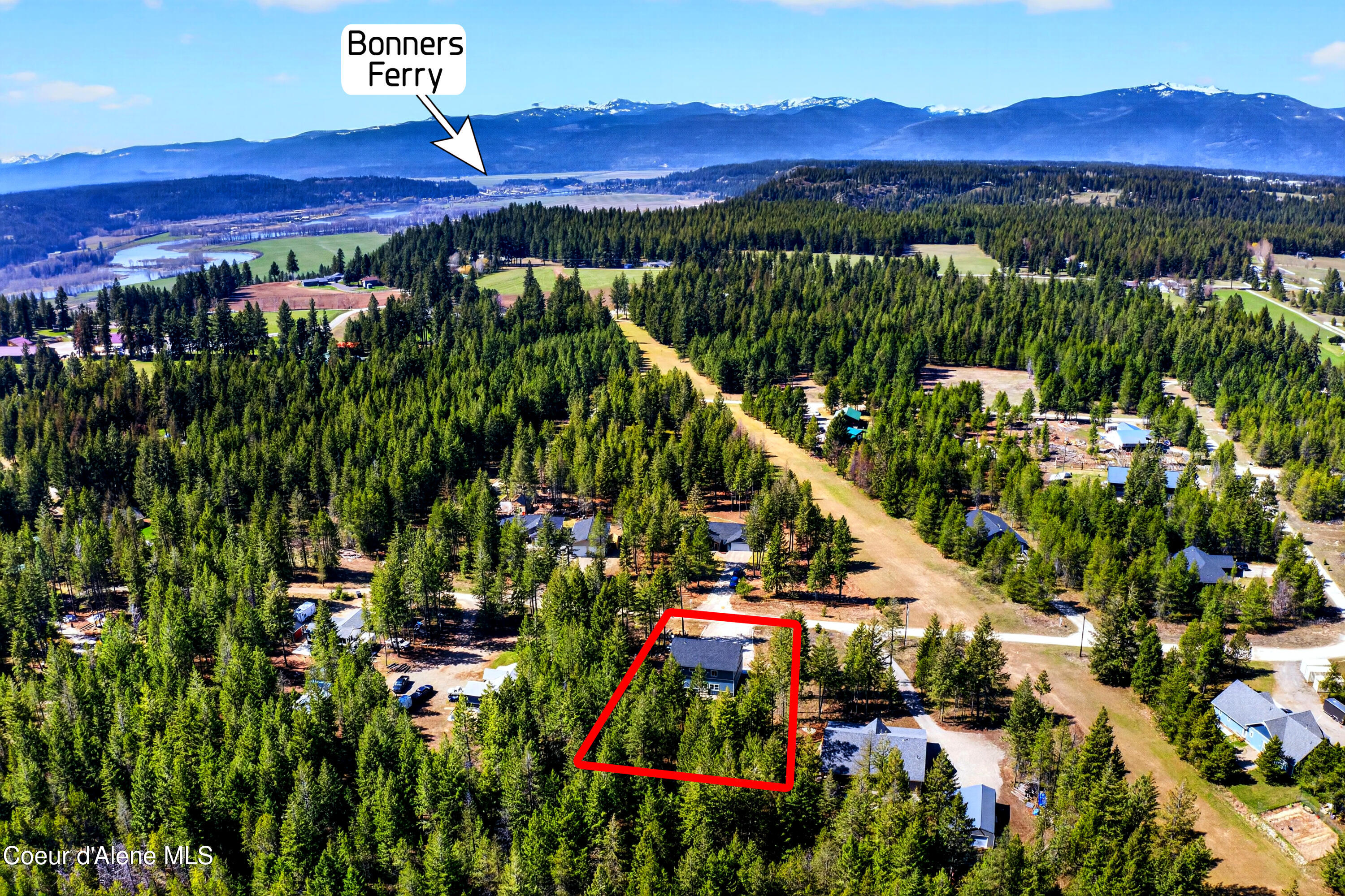334 Hardy Loop Bonners Ferry, ID 83805 - Photo 30 of 33 029_Aerial_Neighborhood_Location