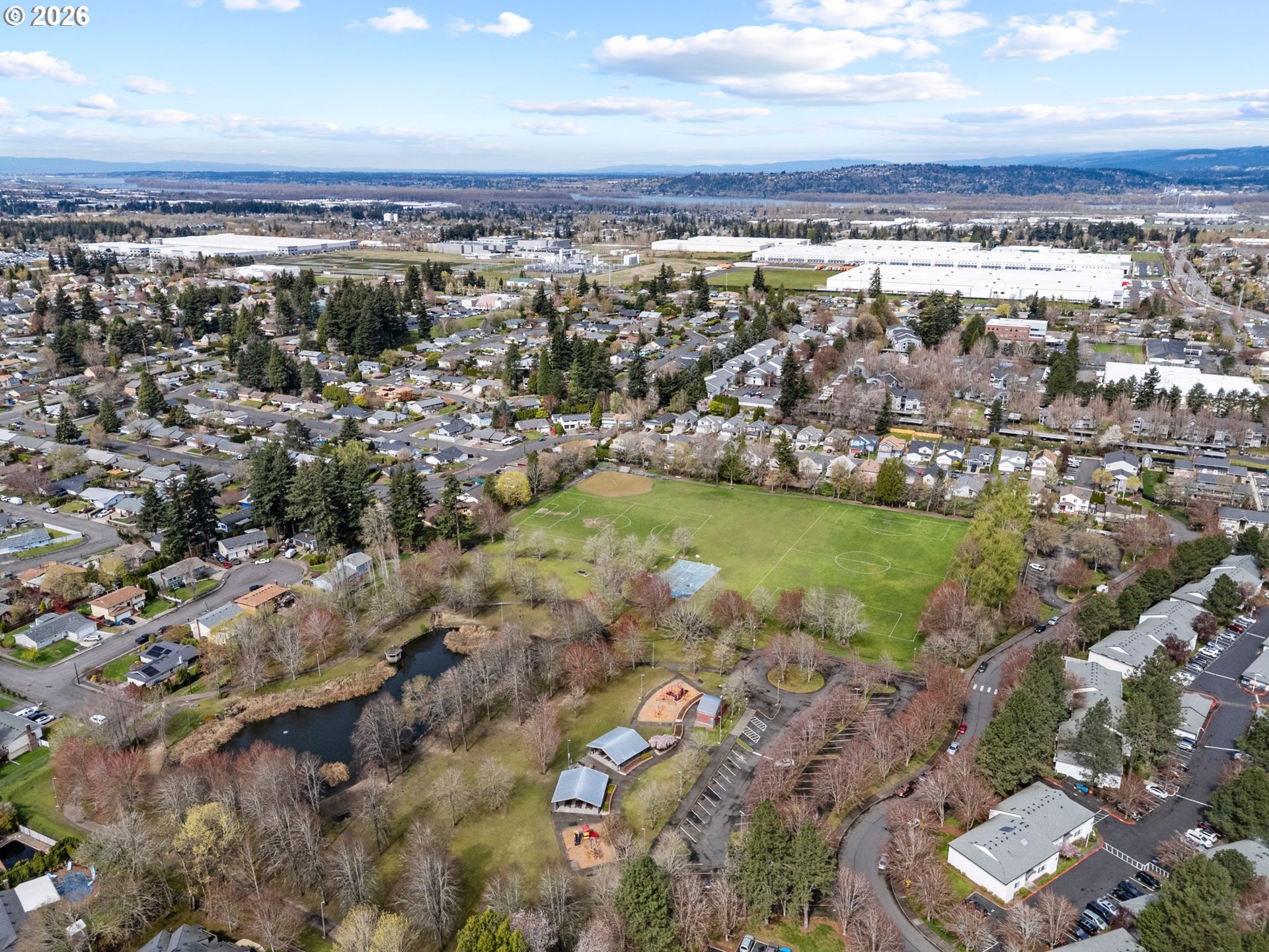 1773 Northeast 19th Street Gresham, OR 97030 - Photo 18 of 18 an aerial view of residential houses with outdoor space