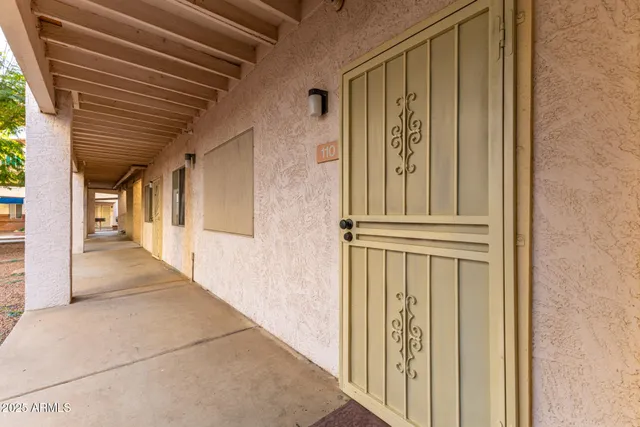 a view of front door