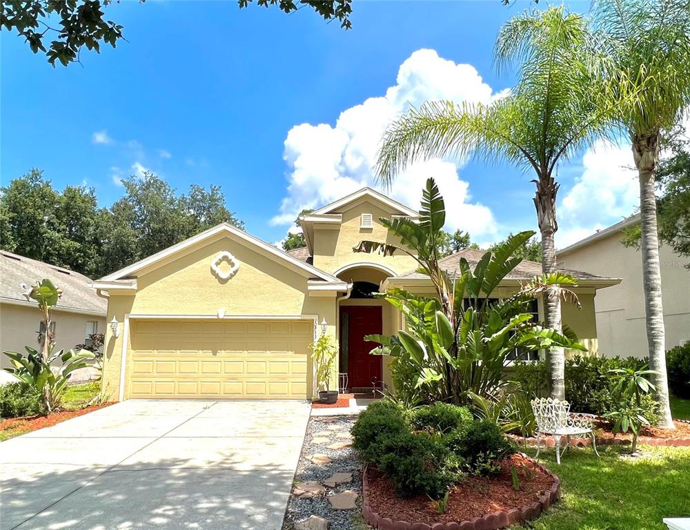 10853 Tree Cactus Loop Land O Lakes, FL 34638 - Photo 1 of 1 a front view of a house with a yard