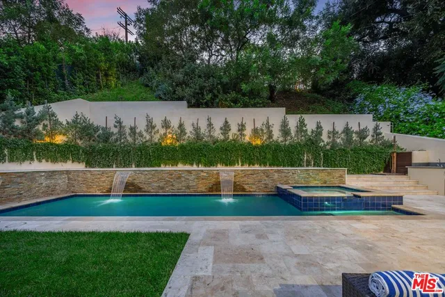 a kitchen with a stove and a microwave