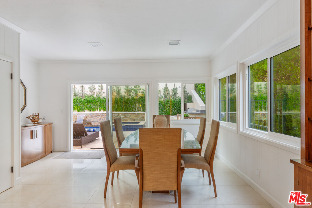 3771 Longview Valley Road Sherman Oaks, CA 91423 - Photo 46 of 75 a dining room with furniture window and outside view