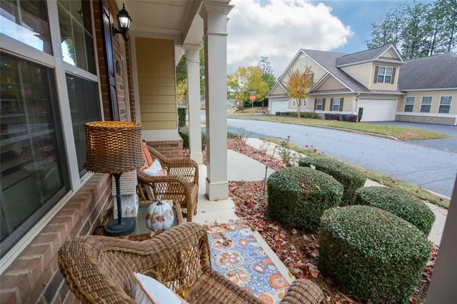 a view of balcony and patio