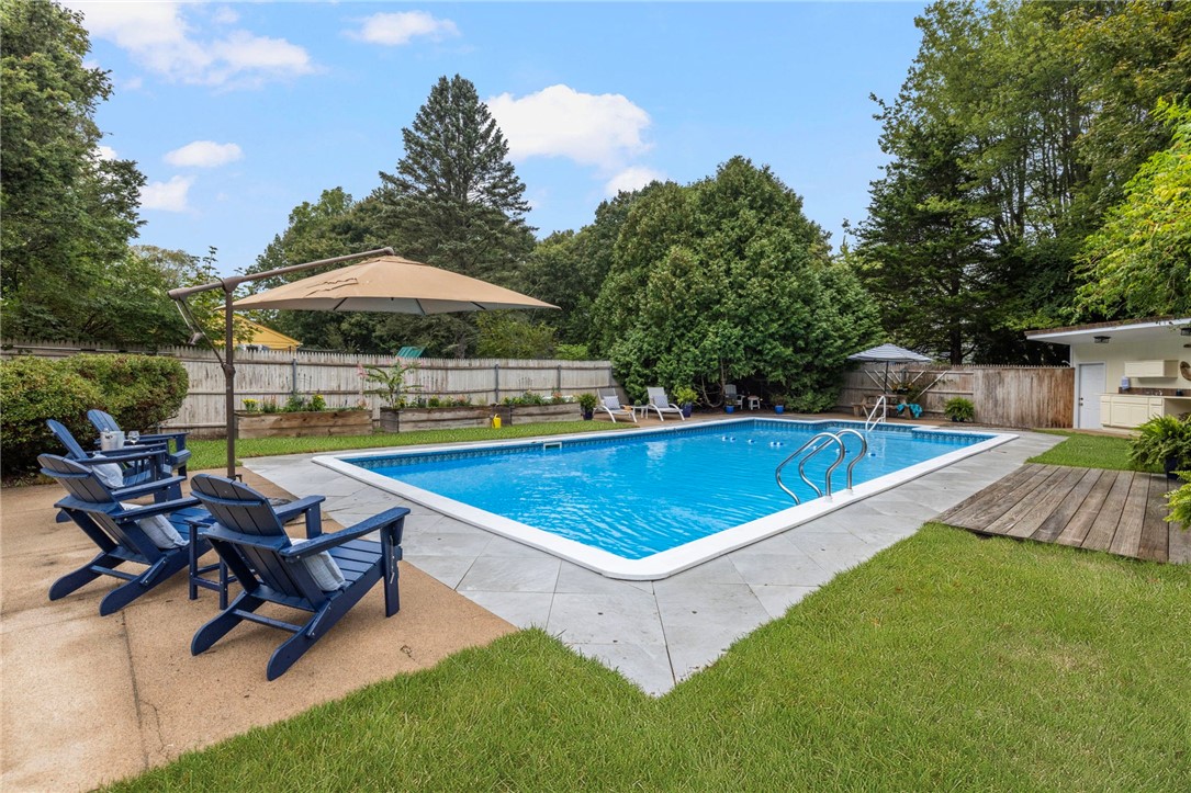 471 Annaquatucket Road North Kingstown, RI 02852 - Photo 13 of 50 There is a gas hookup for potential pool heating, although there is abundant sunshine all day long!