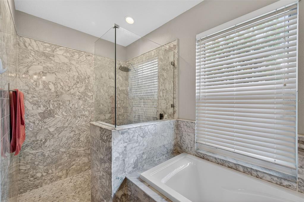 10539 Gooseberry Court Trinity, FL 34655 - Photo 19 of 52 a bathroom with a bathtub and shower
