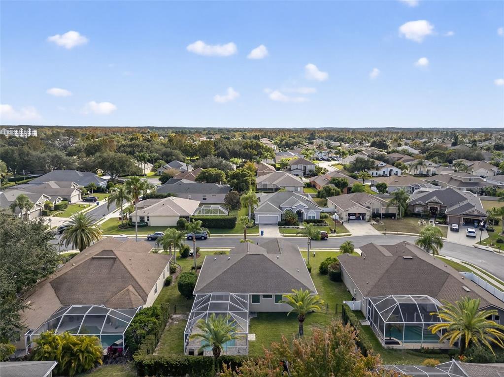 10539 Gooseberry Court Trinity, FL 34655 - Photo 43 of 52 an aerial view of residential houses with outdoor space
