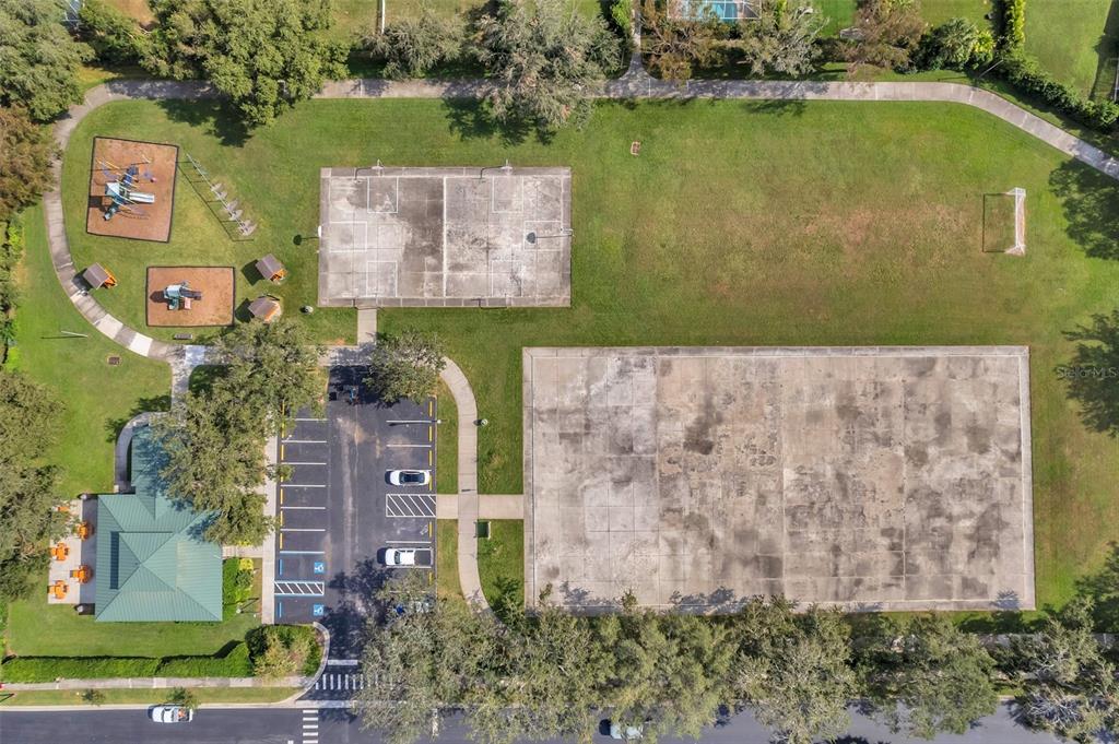 10539 Gooseberry Court Trinity, FL 34655 - Photo 44 of 52 an aerial view of a house with a garden