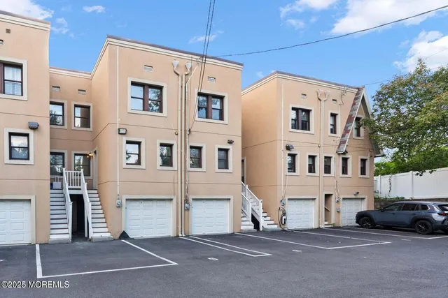 a view of a white building