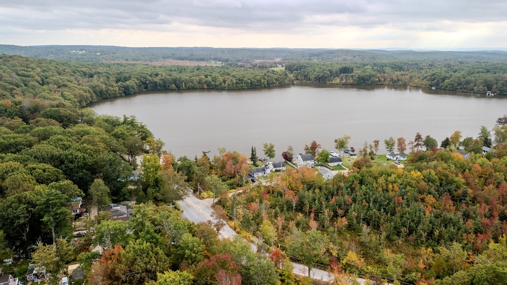 4 Stevens Way Rutland, MA 01543 - Photo 36 of 42 an aerial view of a houses with a lake view