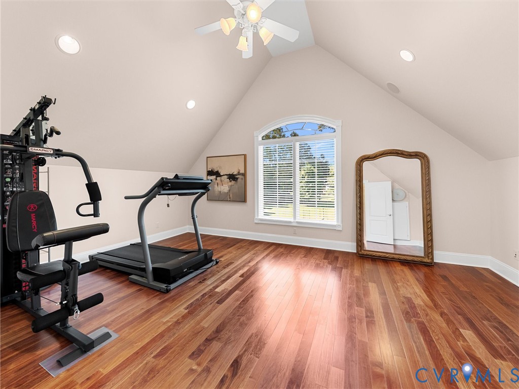 13612 Waterswatch Court Midlothian, VA 23113 - Photo 67 of 88 a view of a room with wooden floor lounge chair and windows