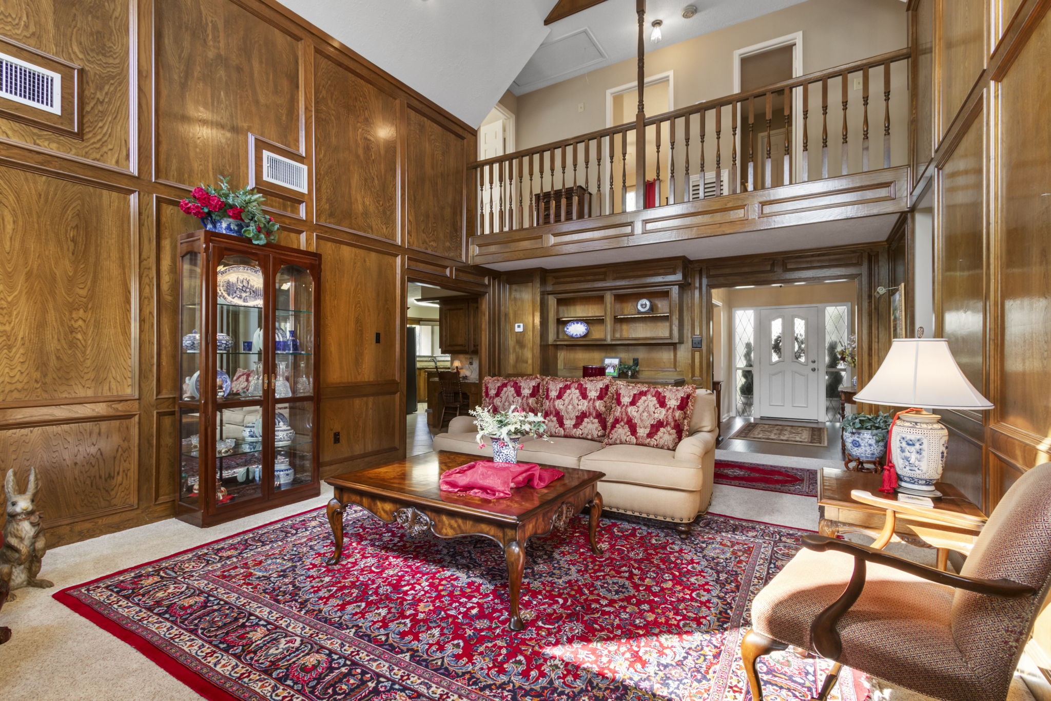 17710 Treeloch Lane Spring, TX 77379 - Photo 15 of 45 a outdoor living area with furniture and a rug