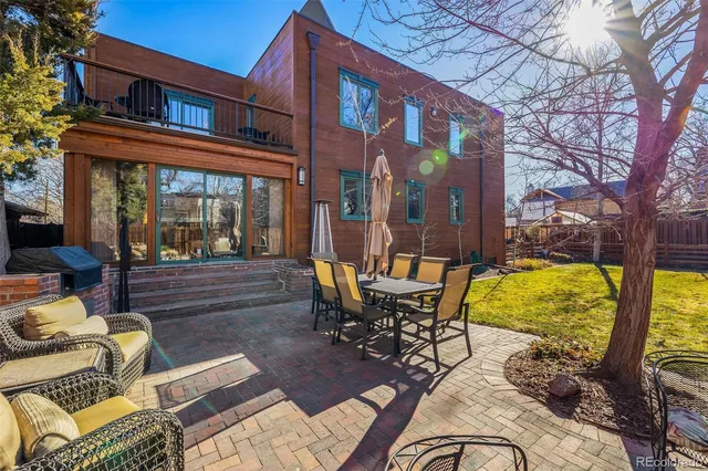 a view of outdoor space with garden