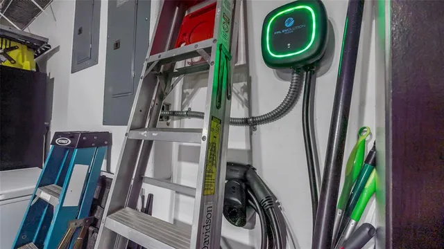 a close view of an entryway