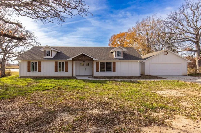 view of a black and white photo