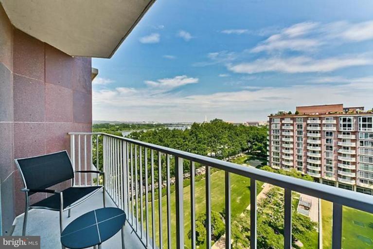 550 N Street Southwest, Unit S802 Washington, DC 20024 - Photo 21 of 30 a view of balcony with furniture