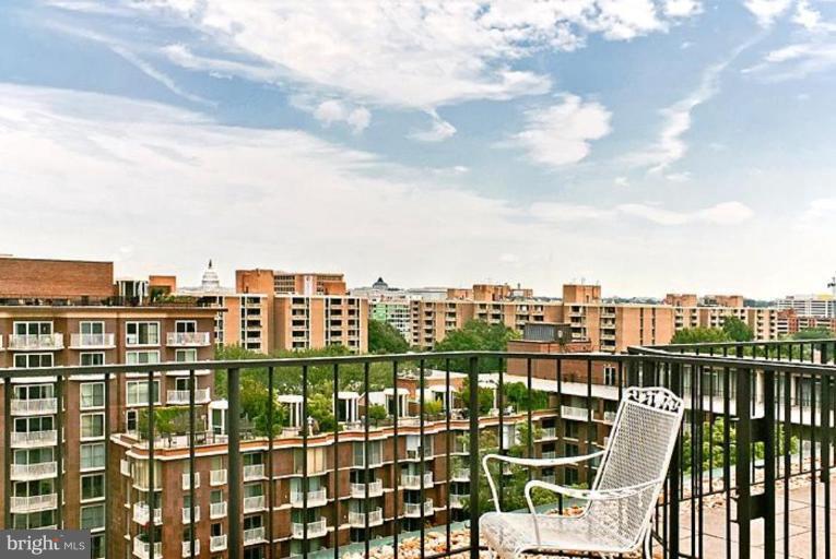 550 N Street Southwest, Unit S802 Washington, DC 20024 - Photo 27 of 30 a view of a city skyline from a balcony