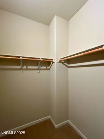 an empty room with a natural light