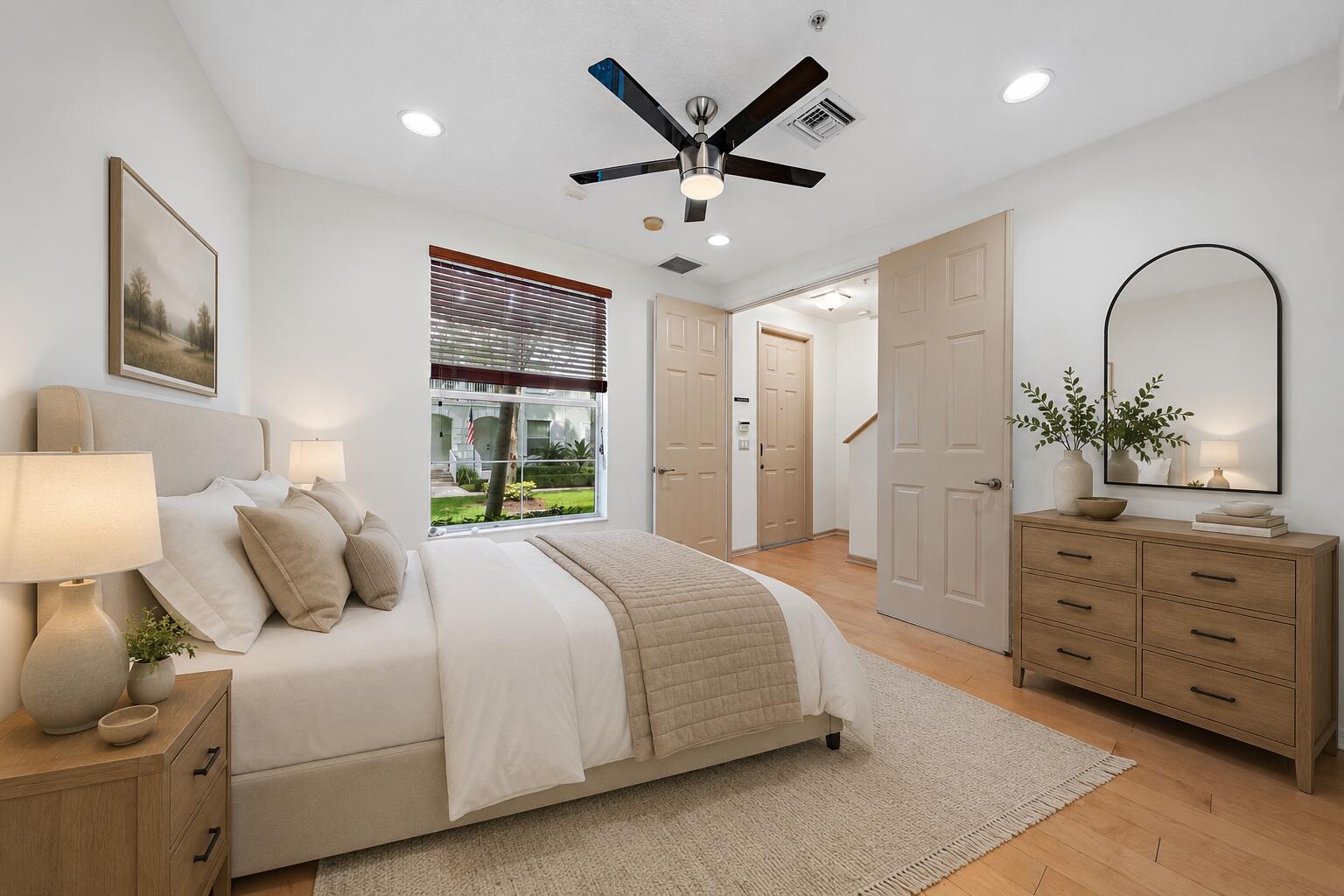 4316 Blowing Point Place Jupiter, FL 33458 - Photo 14 of 45 Downstairs Bedroom - Virtually Staged