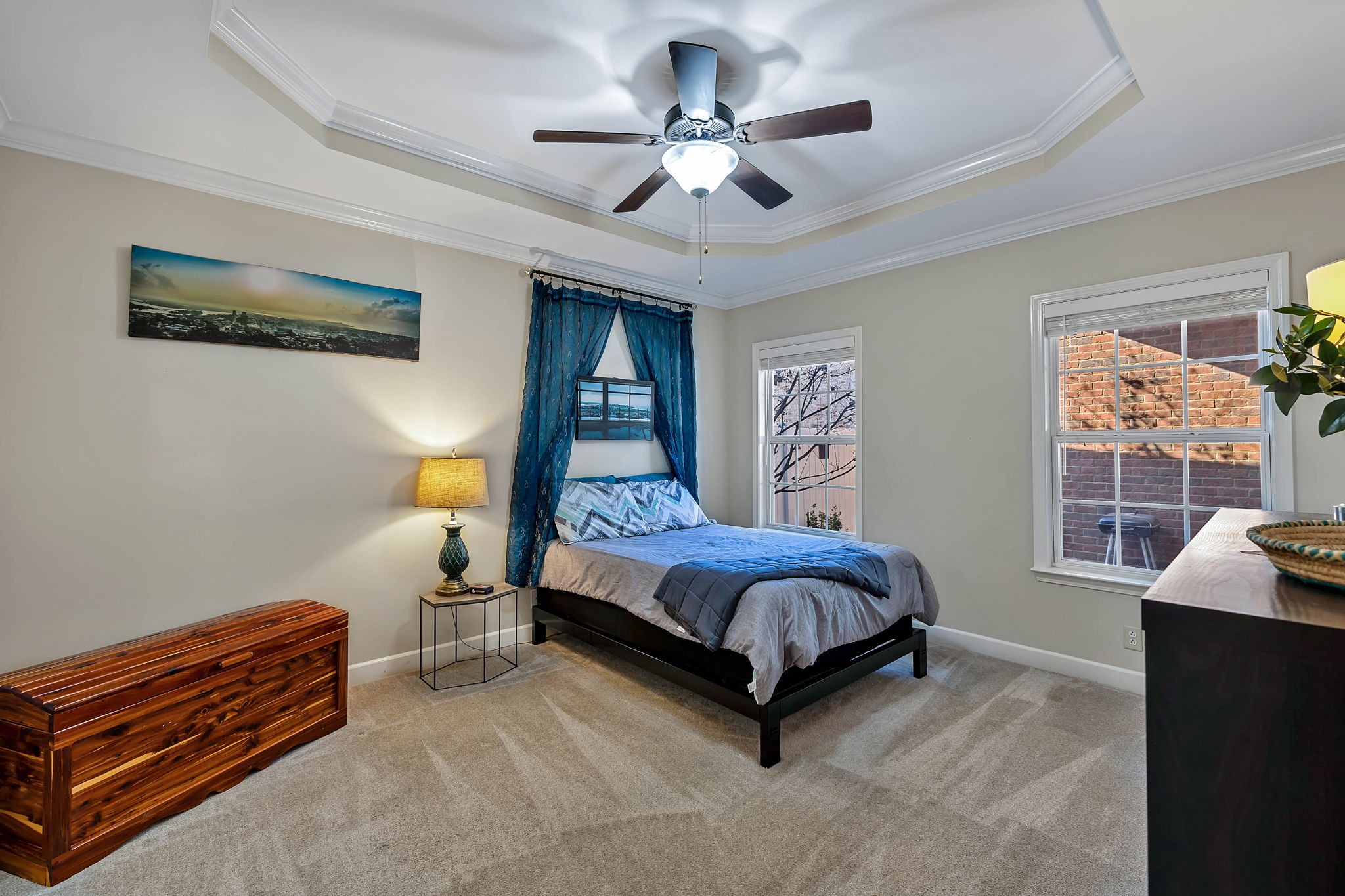 2138 Cason Lane Murfreesboro, TN 37128 - Photo 24 of 55 a spacious bedroom with a bed and a desk