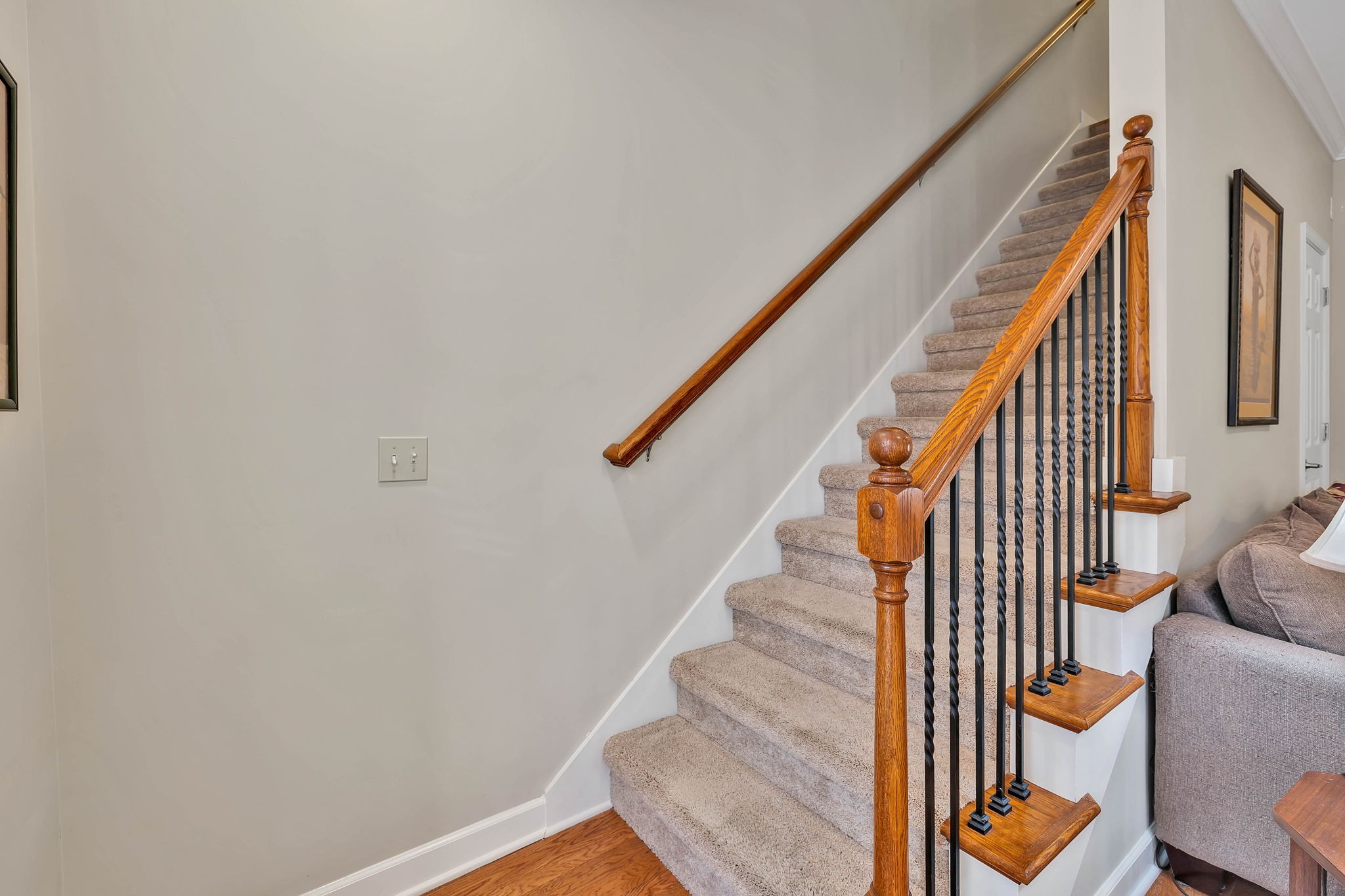 2138 Cason Lane Murfreesboro, TN 37128 - Photo 35 of 55 a view of entryway with wooden floor and stairs