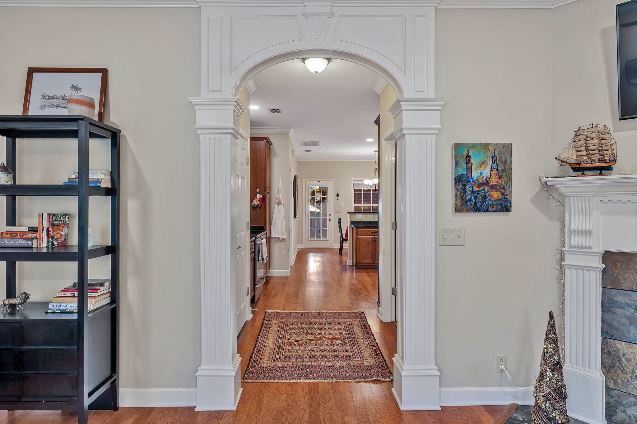 2138 Cason Lane Murfreesboro, TN 37128 - Photo 7 of 55 a view of a hallway with wooden floor and dining room