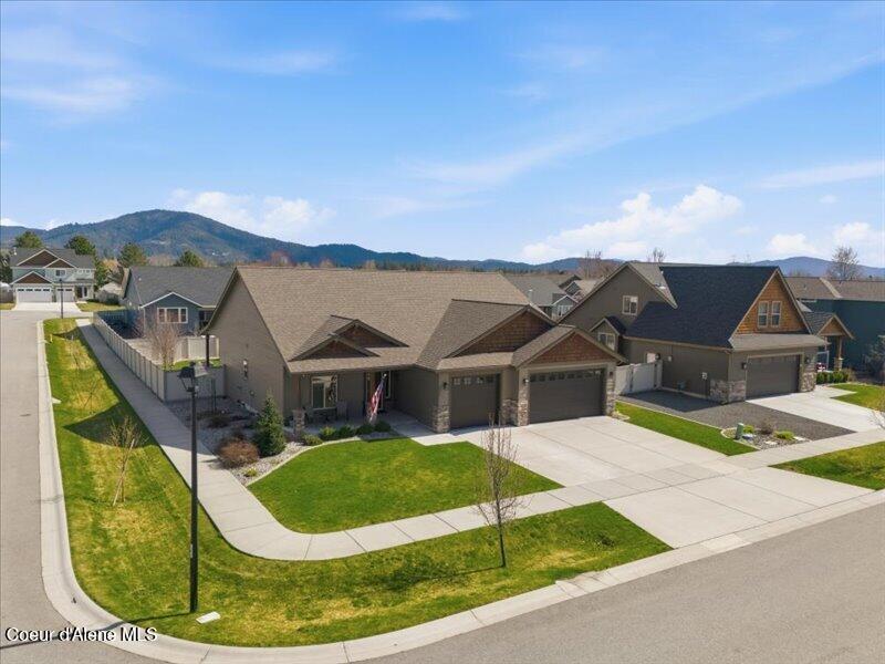 8023 North Darlena Loop Coeur D'Alene, ID 83815 - Photo 2 of 46 05-Aerial Front of Home