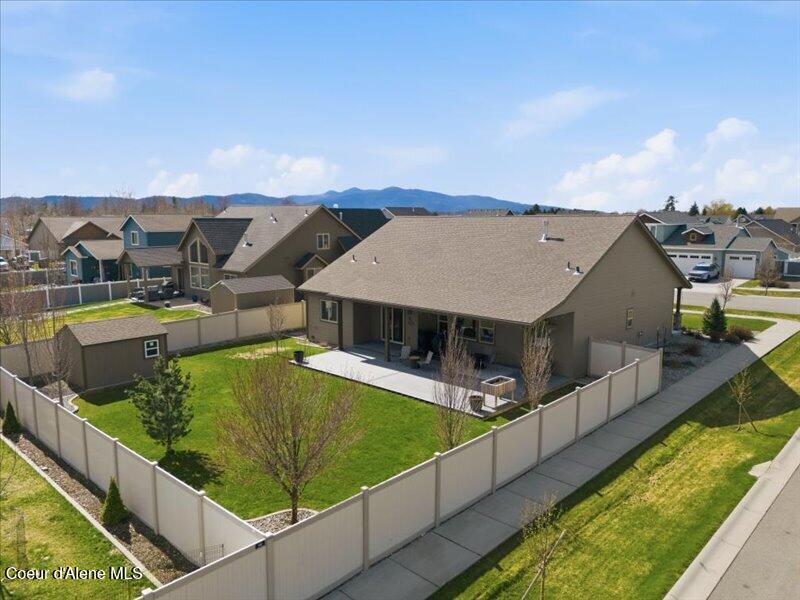8023 North Darlena Loop Coeur D'Alene, ID 83815 - Photo 37 of 46 47-Aerial Back of Home