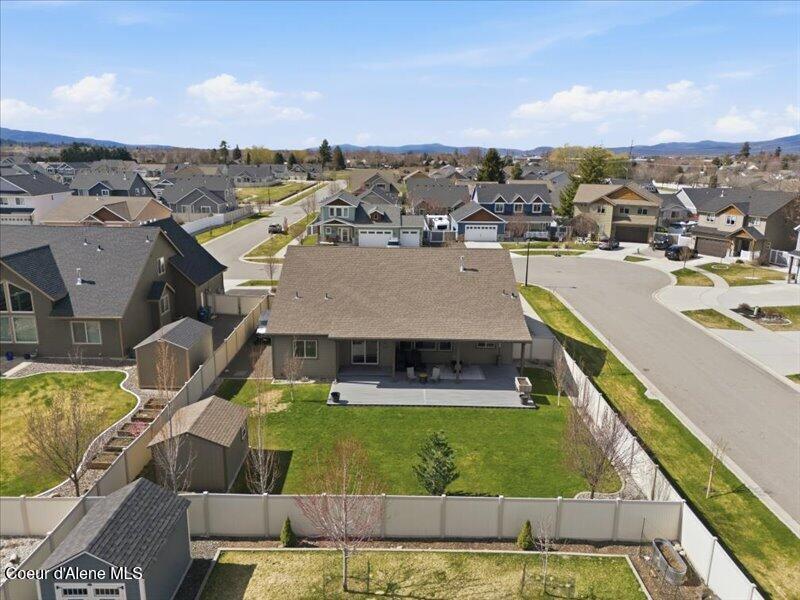 8023 North Darlena Loop Coeur D'Alene, ID 83815 - Photo 38 of 46 48-Aerial Back of Home
