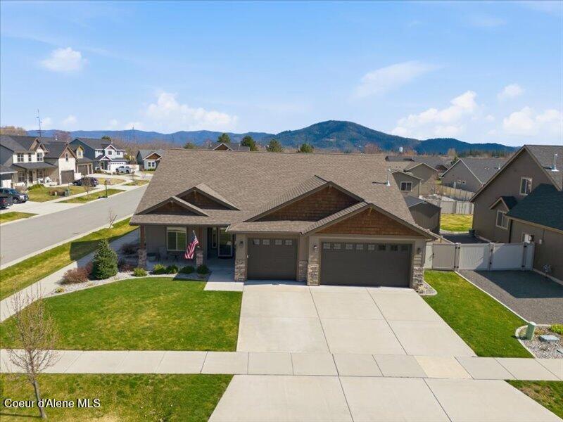 8023 North Darlena Loop Coeur D'Alene, ID 83815 - Photo 43 of 46 04-Aerial Front of Home