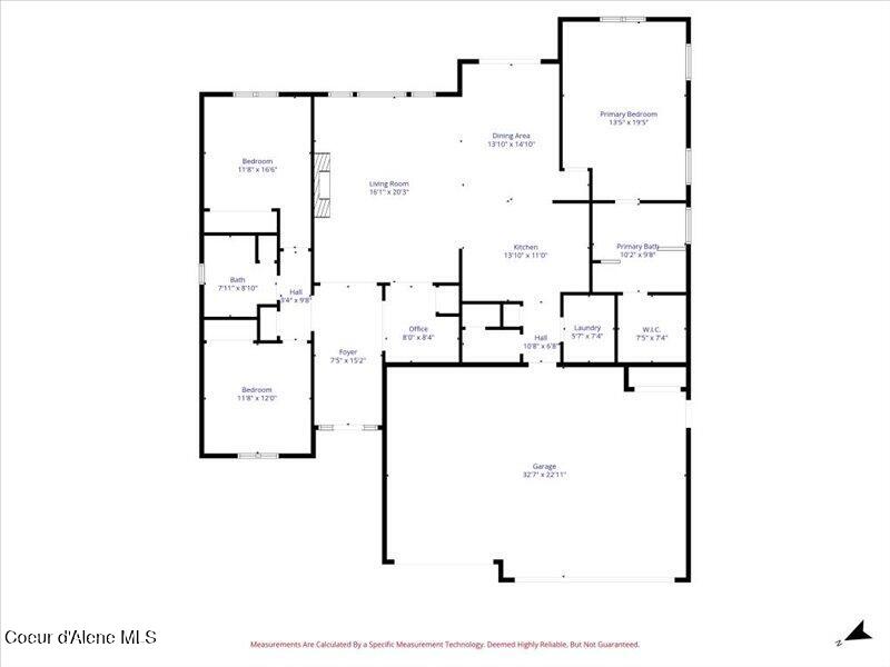 8023 North Darlena Loop Coeur D'Alene, ID 83815 - Photo 46 of 46 01-Floor Plan
