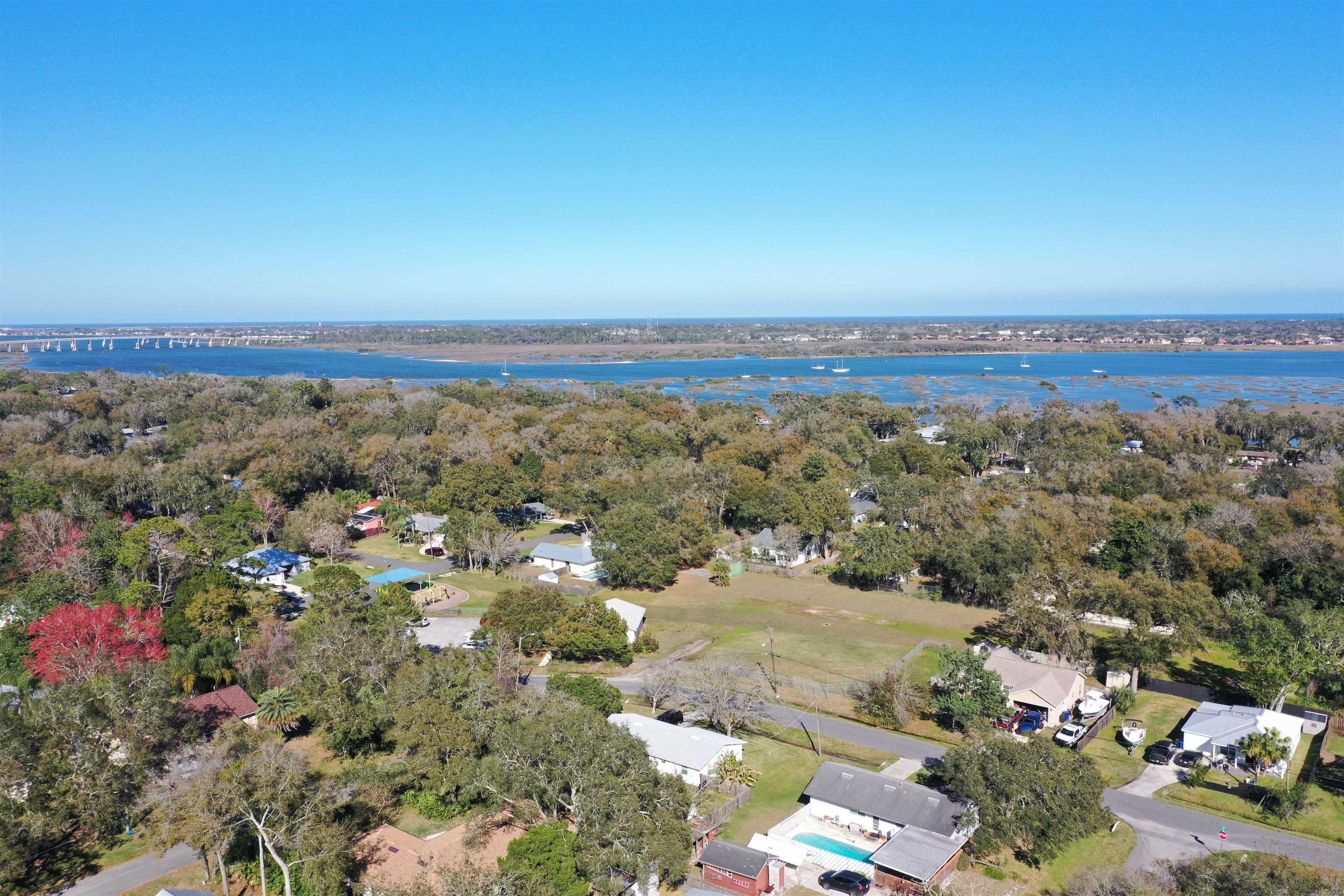 134 Pelican Road St. Augustine, FL 32086 - Photo 39 of 43 an aerial view of a city