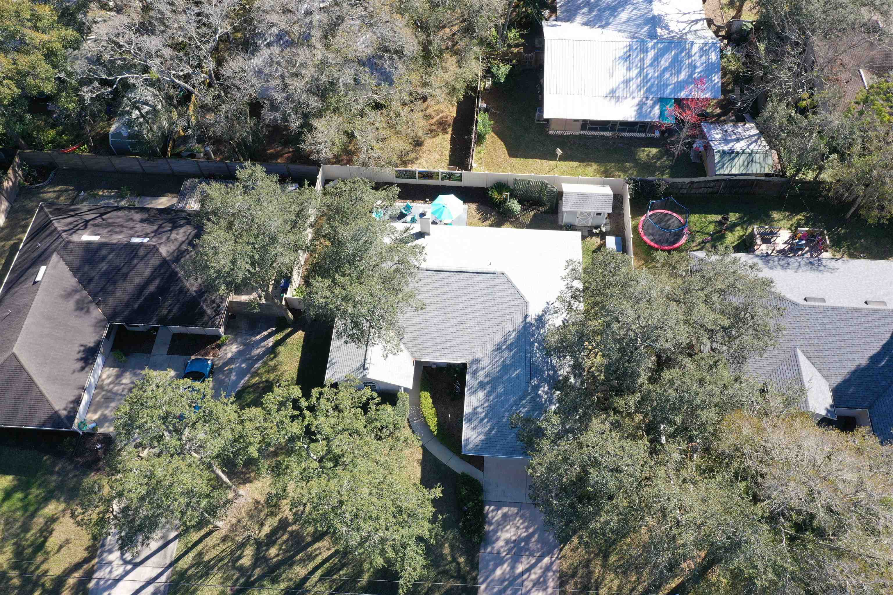 134 Pelican Road St. Augustine, FL 32086 - Photo 4 of 43 an aerial view of a house with a yard and lake view
