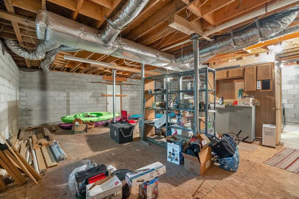 a backyard of a house with seating space