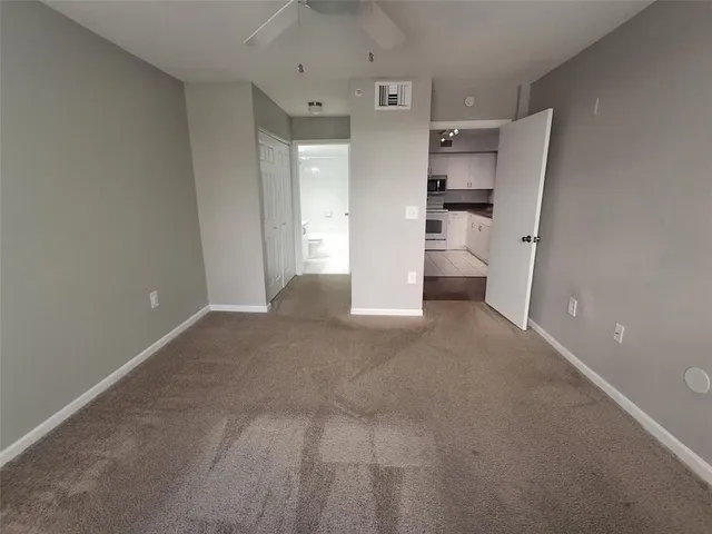 a view of empty room