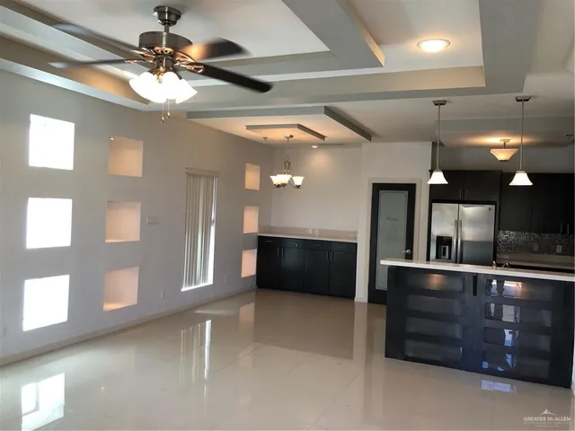 a view of a lobby with furniture