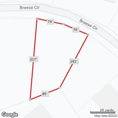 an aerial view of house with outdoor space