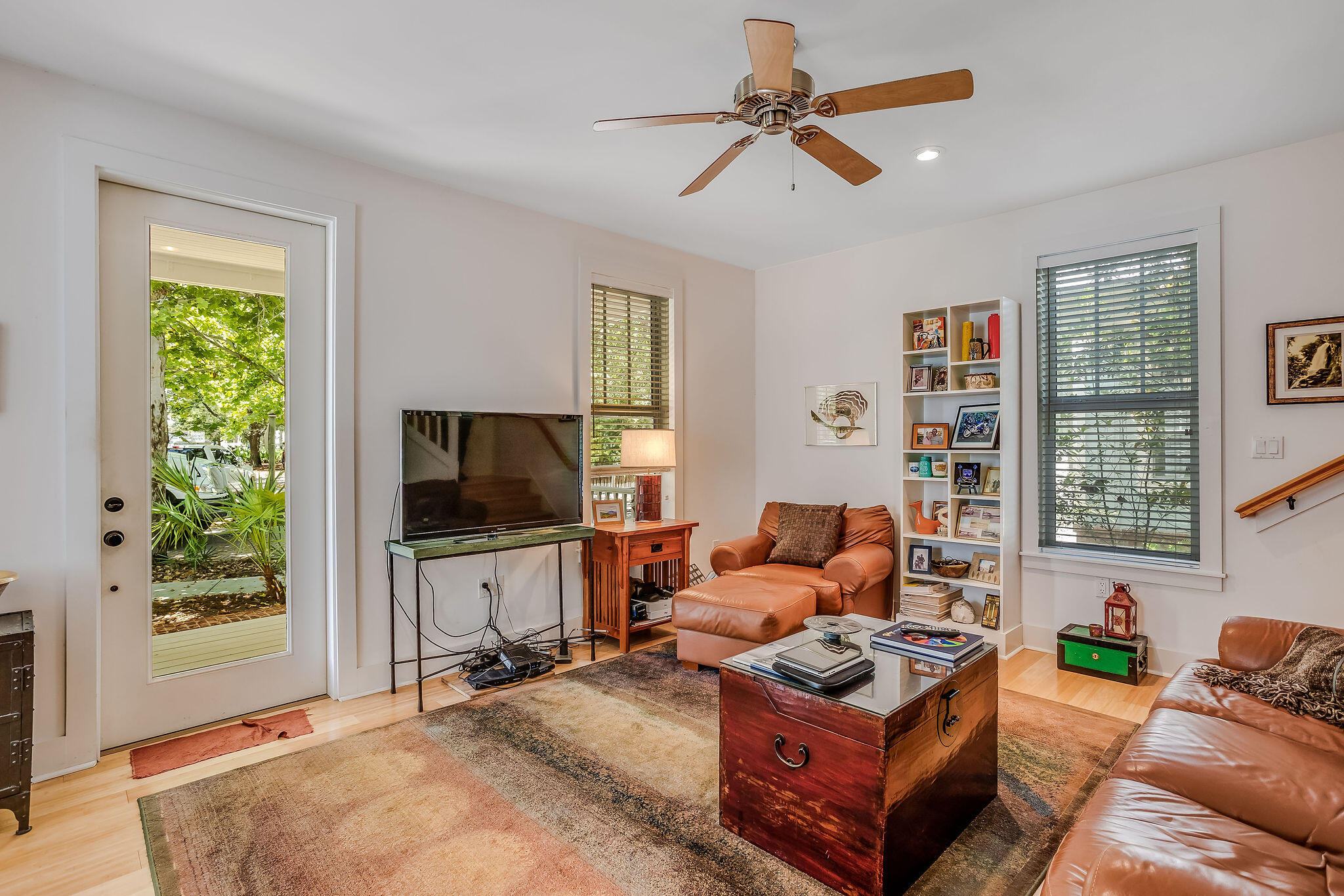 80 Okeechobee West Santa Rosa Beach, FL 32459 - Photo 13 of 38 a living room with furniture a flat screen tv and a window
