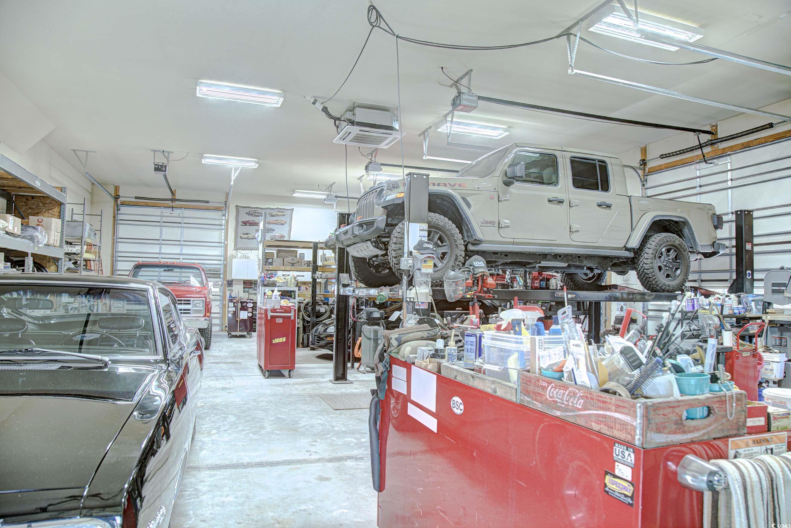 3637 Choppee Road Georgetown, SC 29440 - Photo 28 of 40 Garage featuring a workshop area