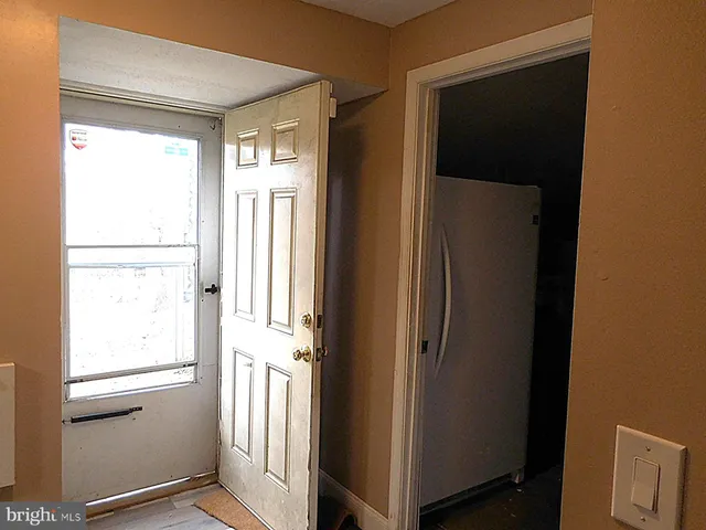 a view of front door