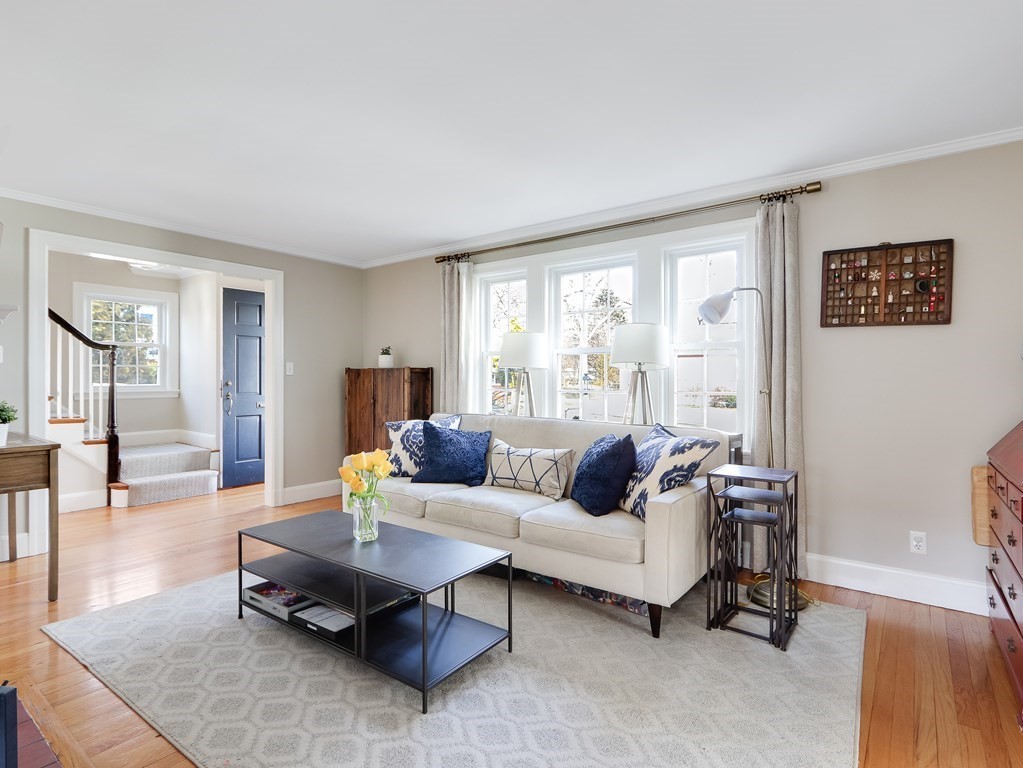2 Central Terrace Needham, MA 02494 - Photo 2 of 33 a living room with furniture and a large window