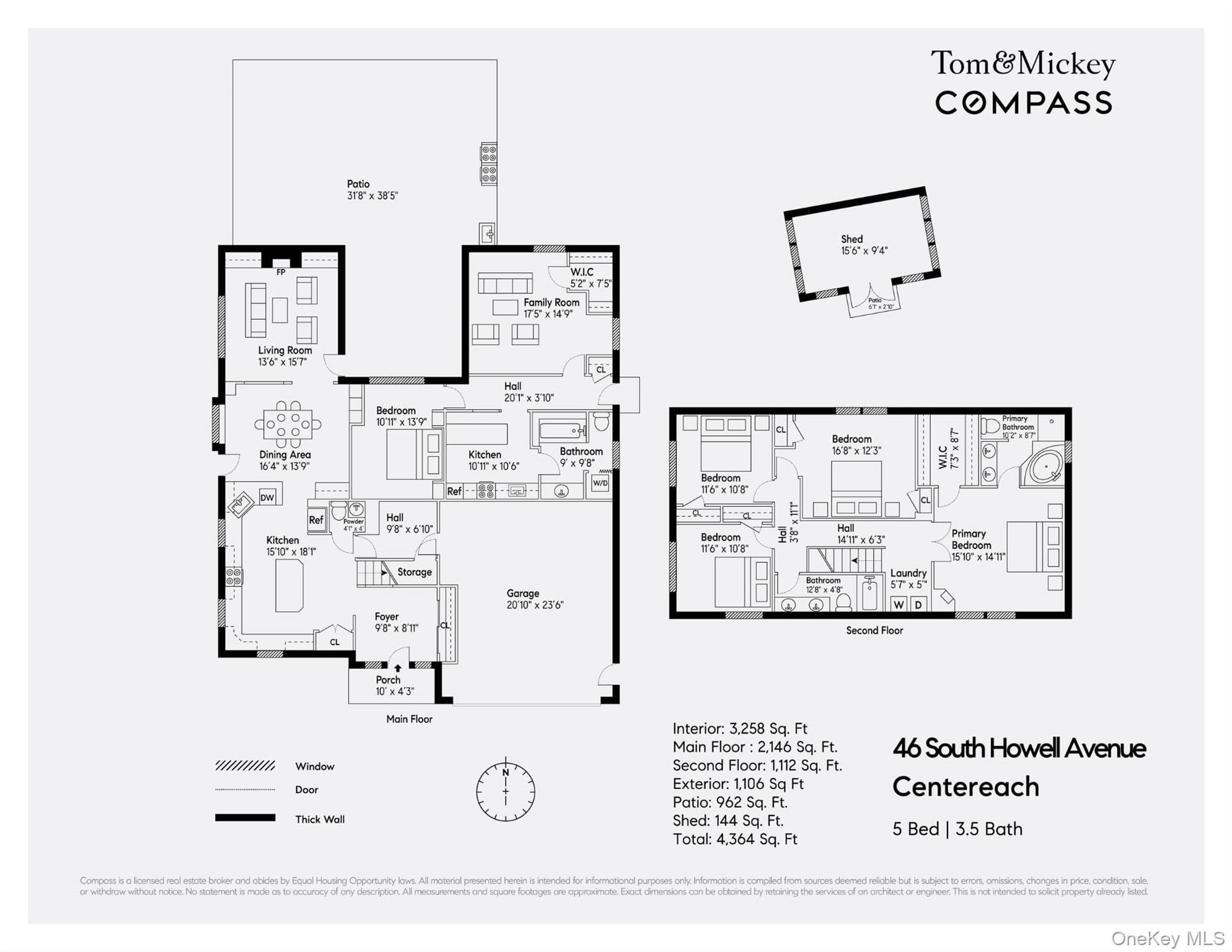 46 South Howell Avenue Centereach, NY 11720 - Photo 19 of 19 a picture of a book shelf