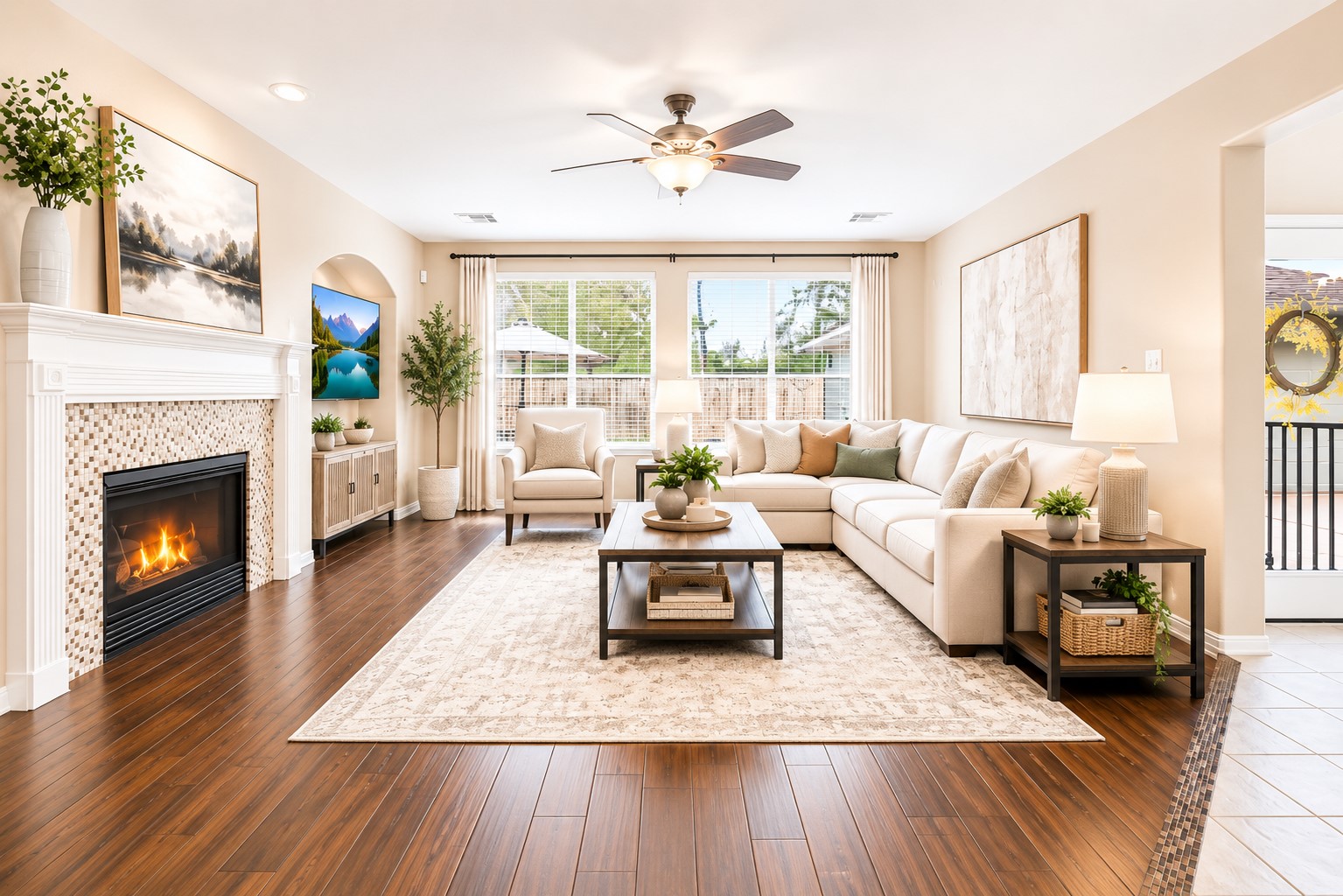 2515 Woodsboro Drive Spring, TX 77388 - Photo 7 of 44 virtually staged living room