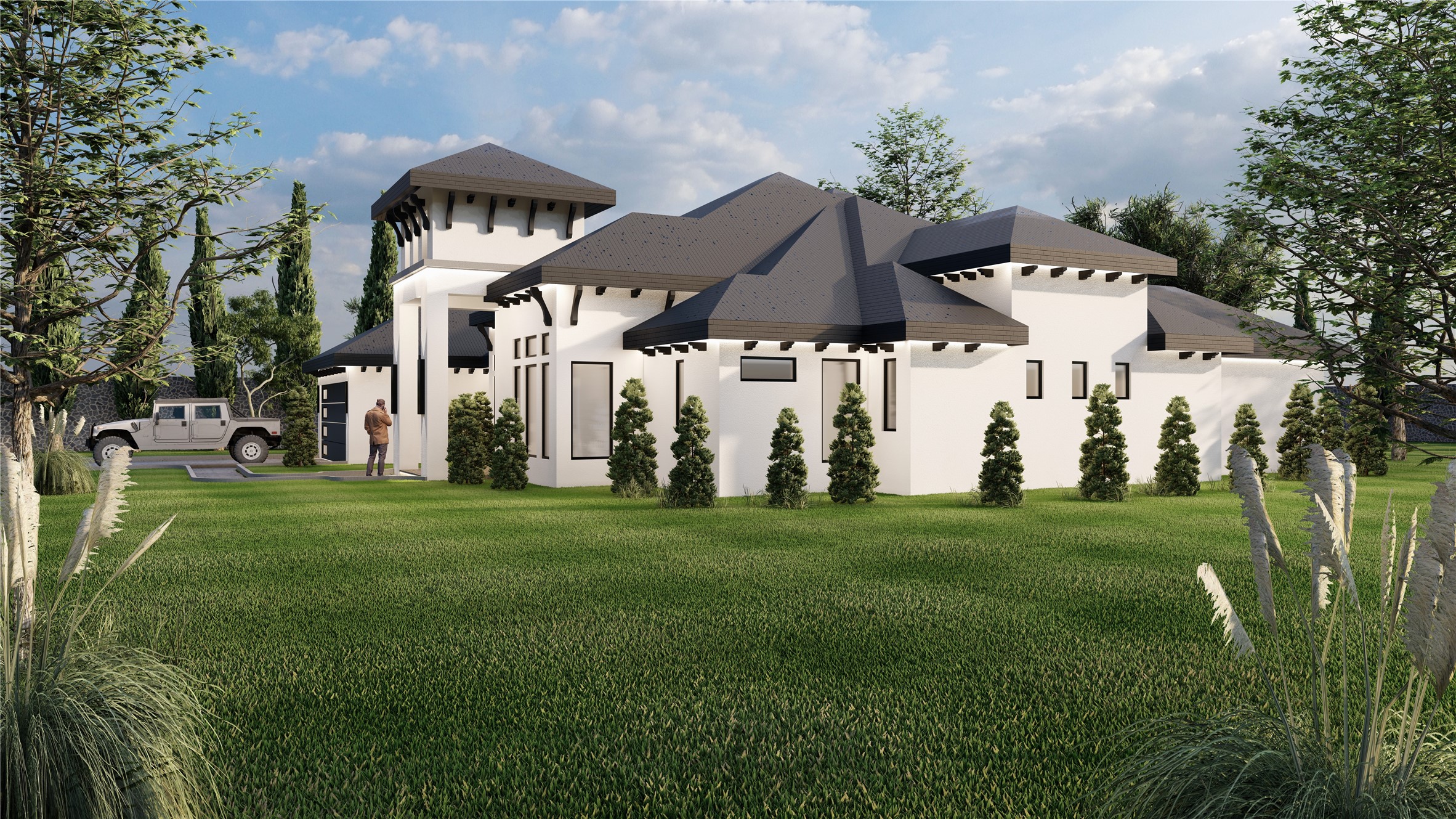 17126 South Saba Court Splendora, TX 77372 - Photo 2 of 9 a view of a house with a big yard