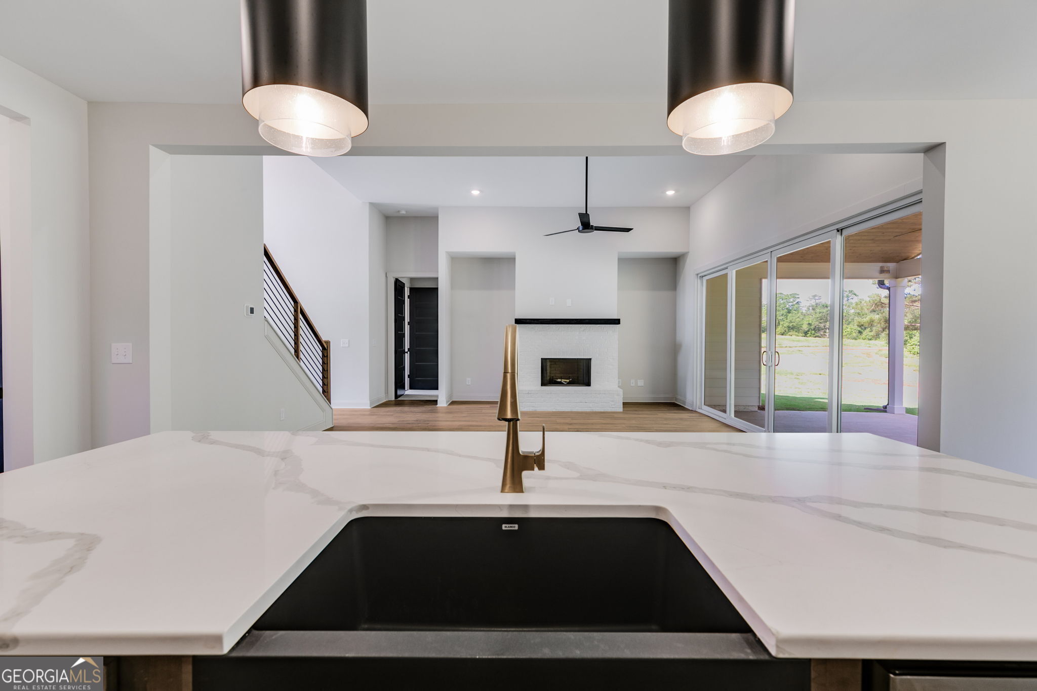 1593 Bethesda Church Road Carrollton, GA 30117 - Photo 22 of 50 a kitchen with a sink a counter space and a sink